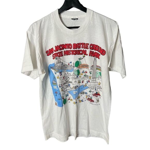 VTG 1990 San Jacinto Battle Ground Park T Shirt USA Medium - Picture 1 of 3
